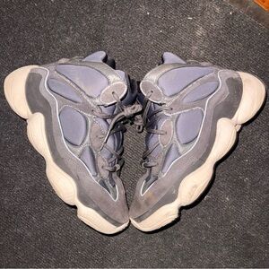 Size 8.5 - Adidas Yeezy 500 High No Box Men’s Grey Sneaker Pre-Owned Kanye West